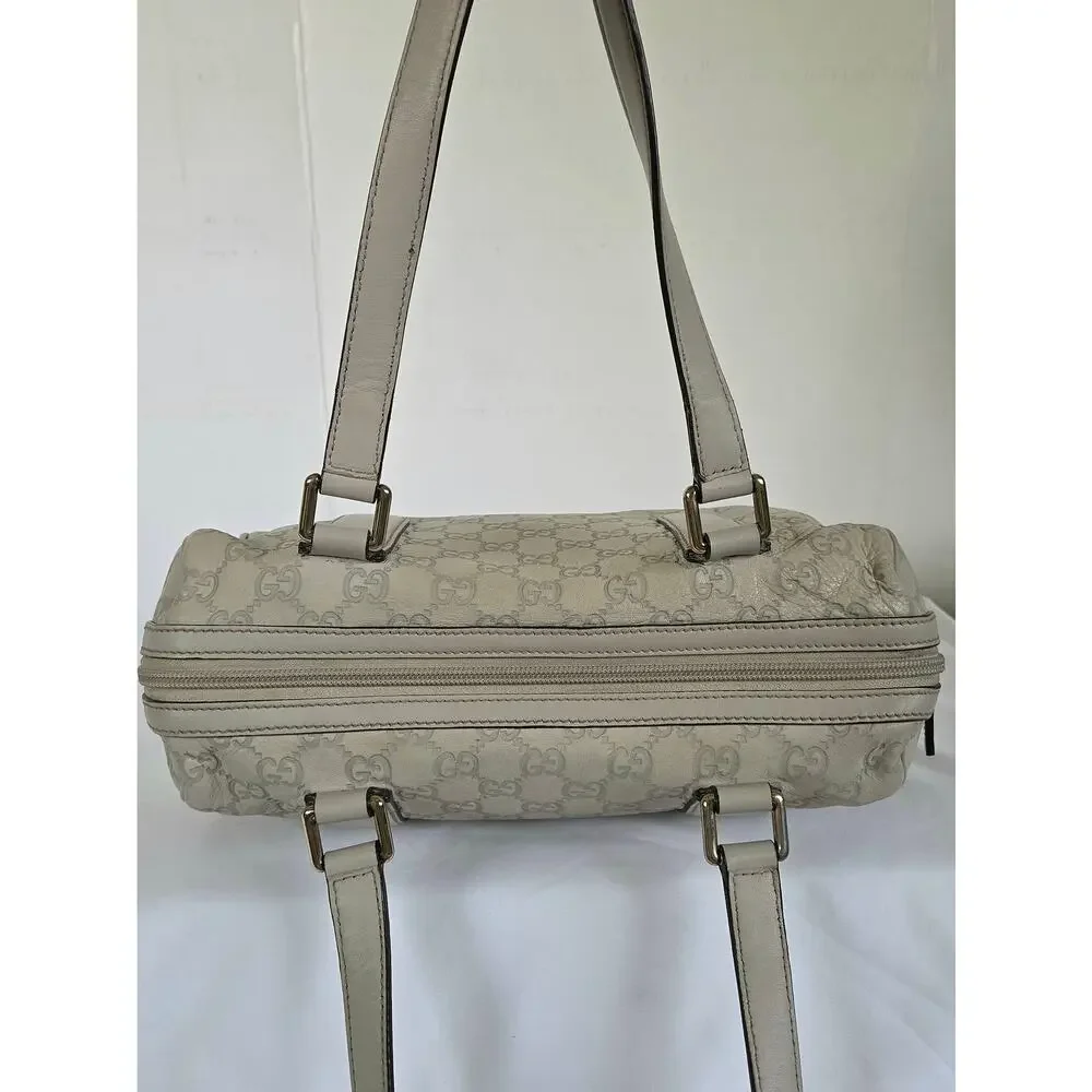 Gucci Signature GG Embossed Boston Shoulder Bag